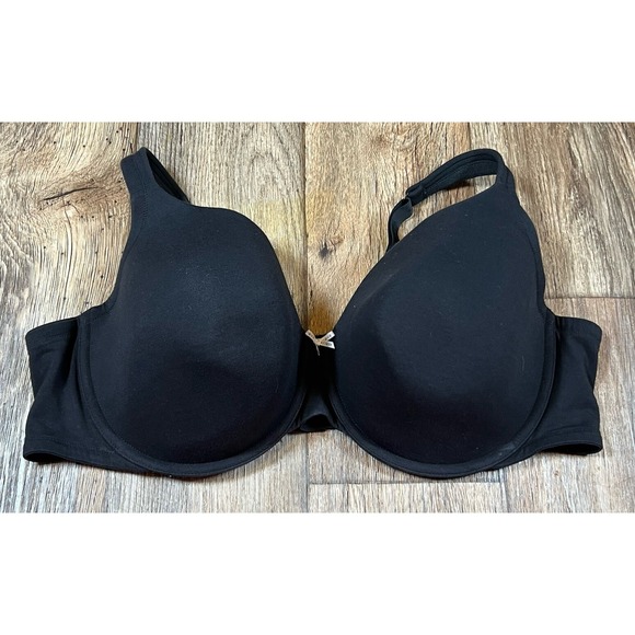 Cacique Other - Cacique Lane Bryant 50D Lightly Lined Full Coverage Bra Black Underwired